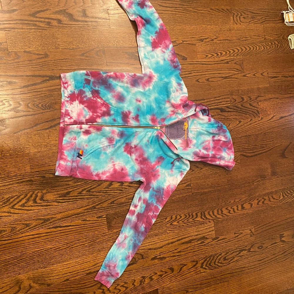Aviator nation tye die zip up